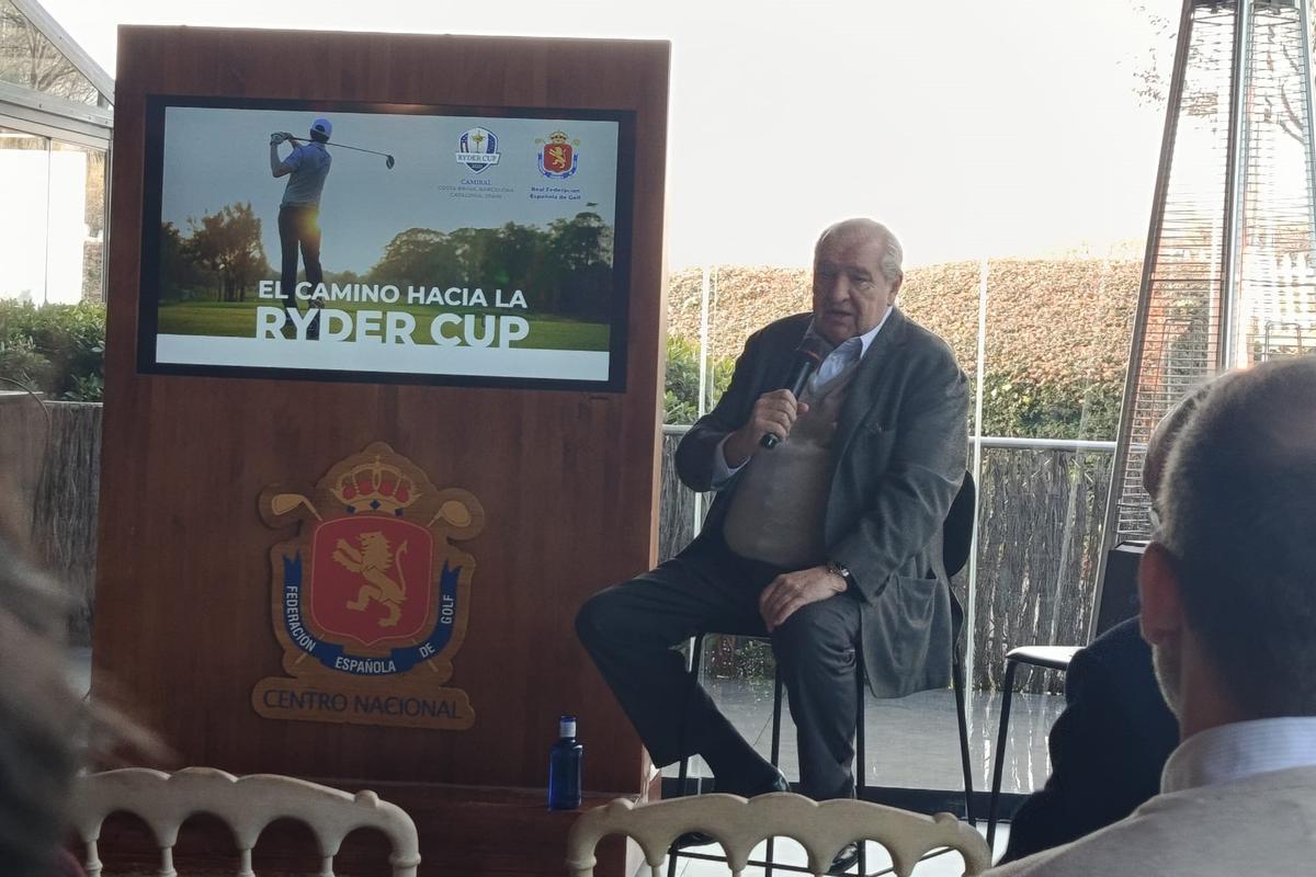 El presidente de la RFEG, Juan Guerrero-Burgos, compartió con los medios su interés de lograr mayor difusión del golf