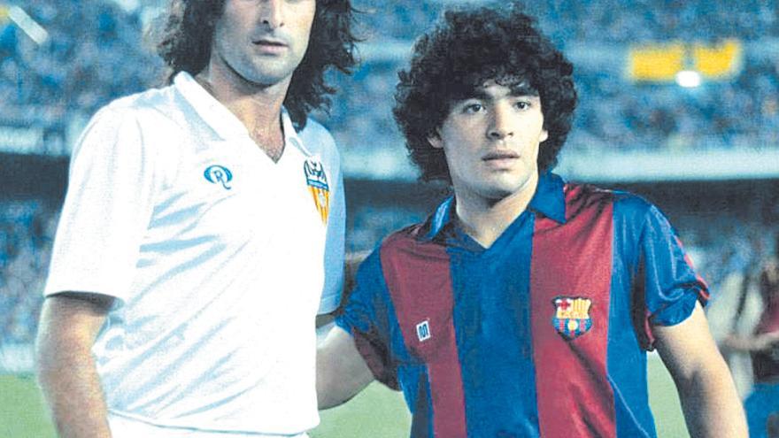 Se cumplen 44 años del primer enfrentamiento en España entre Kempes y Maradona