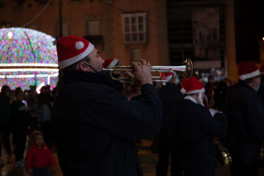 Encendido navideño de luces en Cartagena