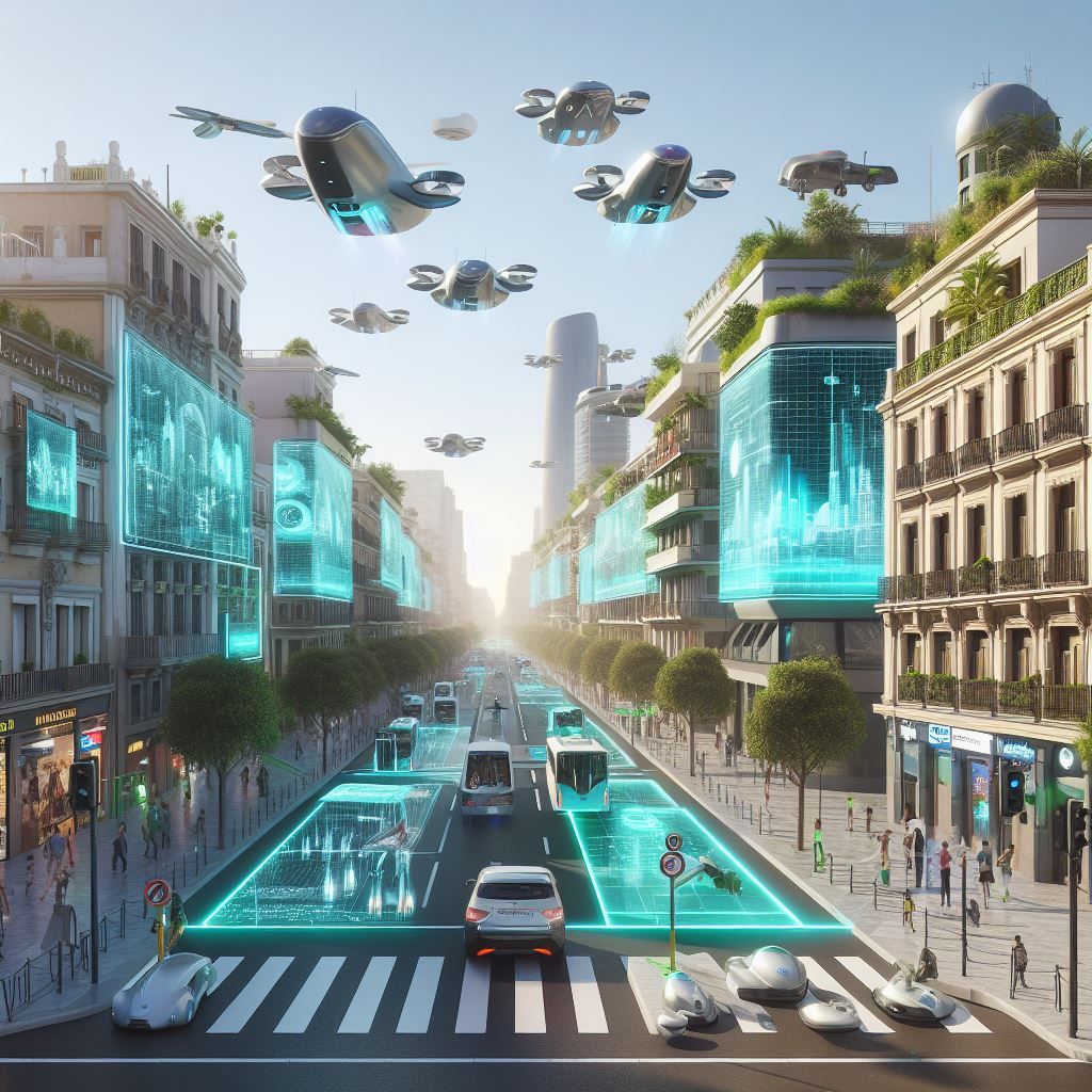 Así ve la inteligencia artificial la Málaga del futuro