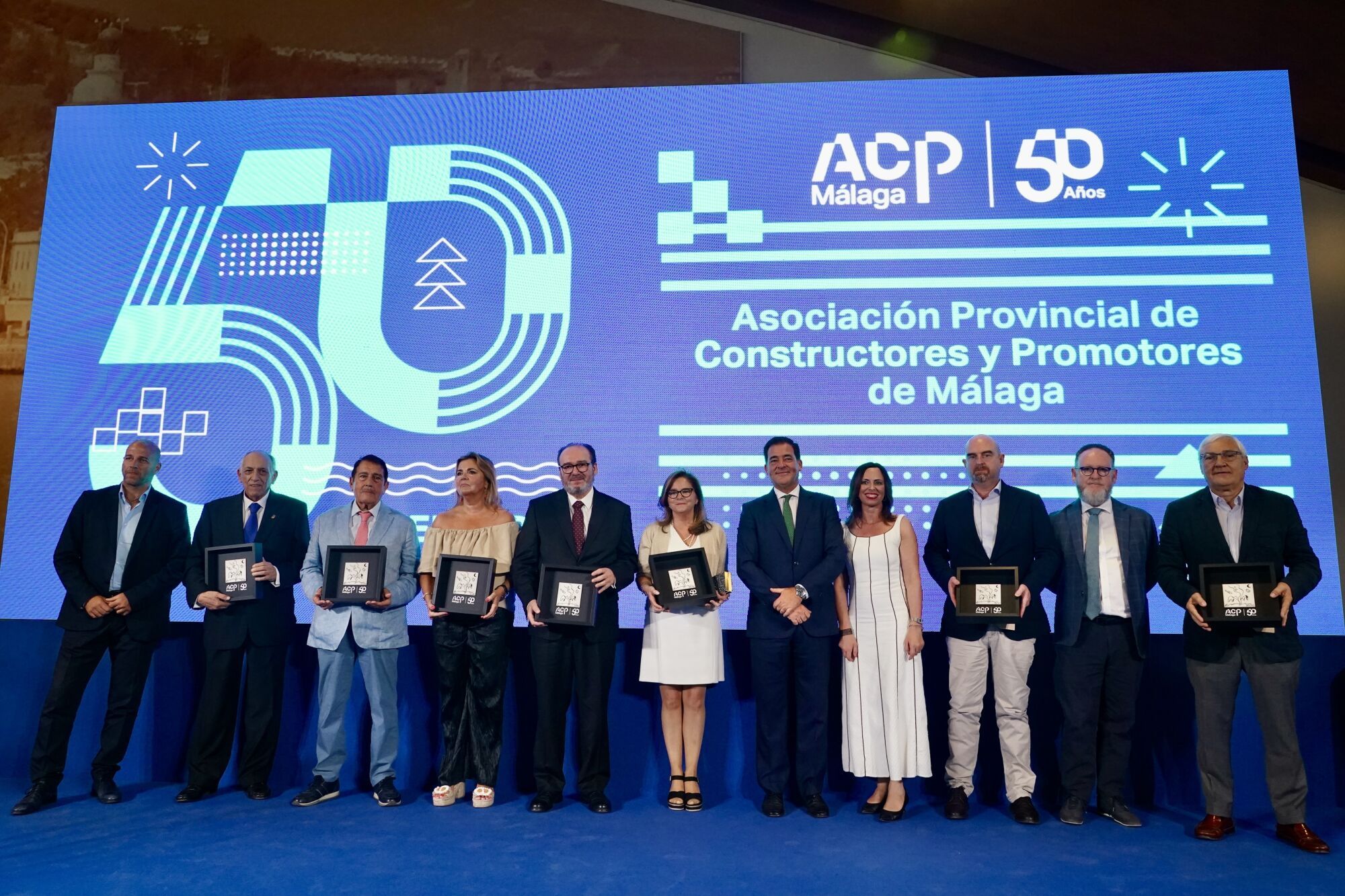 La ACP de Málaga celebra sus 50 años con un homenaje a sus empresarios