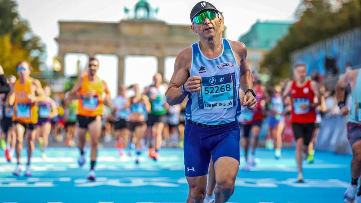 Dani Becerra corre una de las Grandes Maratones.