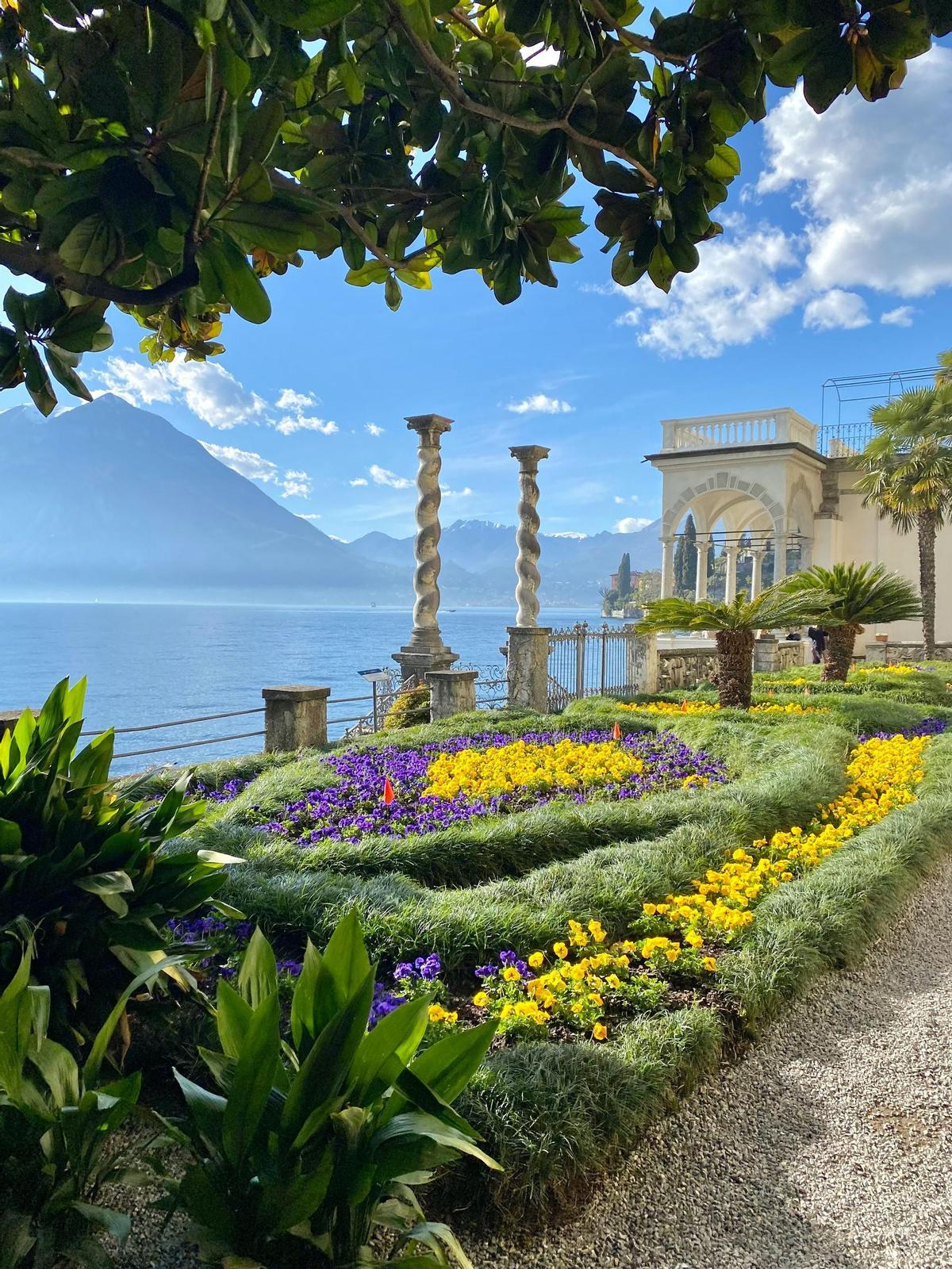 Algunas de las villas del Lago de Como tienen jardines visitables