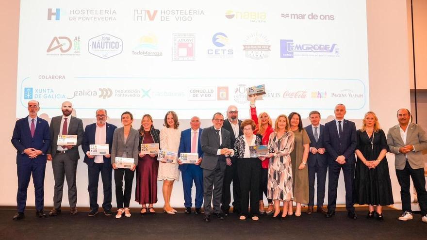 Los hosteleros de Pontevedra celebraron su gala anual en Vigo para conceder sus premios
