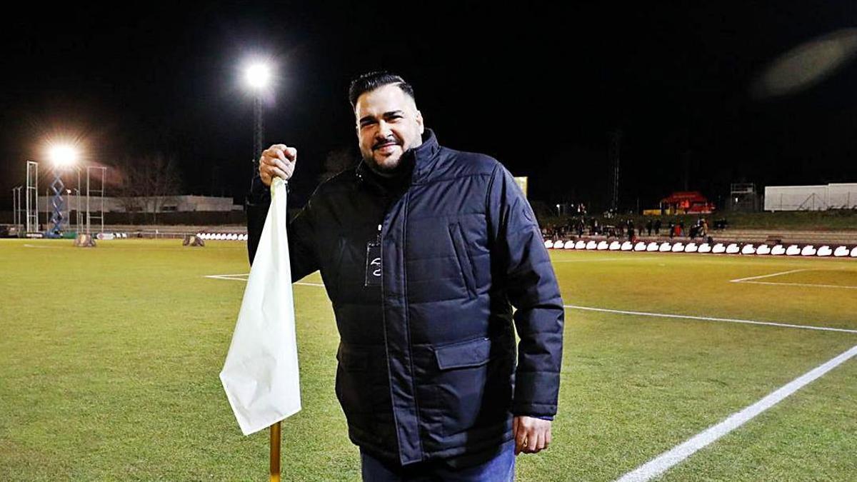 Miguel Ángel Sandoval, presidente de Unionistas de Salamanca. |  // L. O.