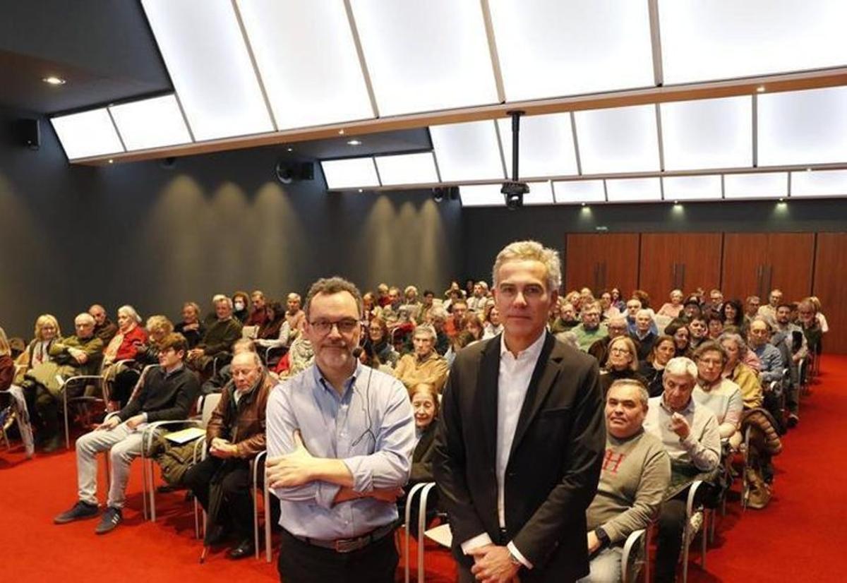 El neurólogo Sergio Calleja y el neurorradiólogo Pedro Vega.