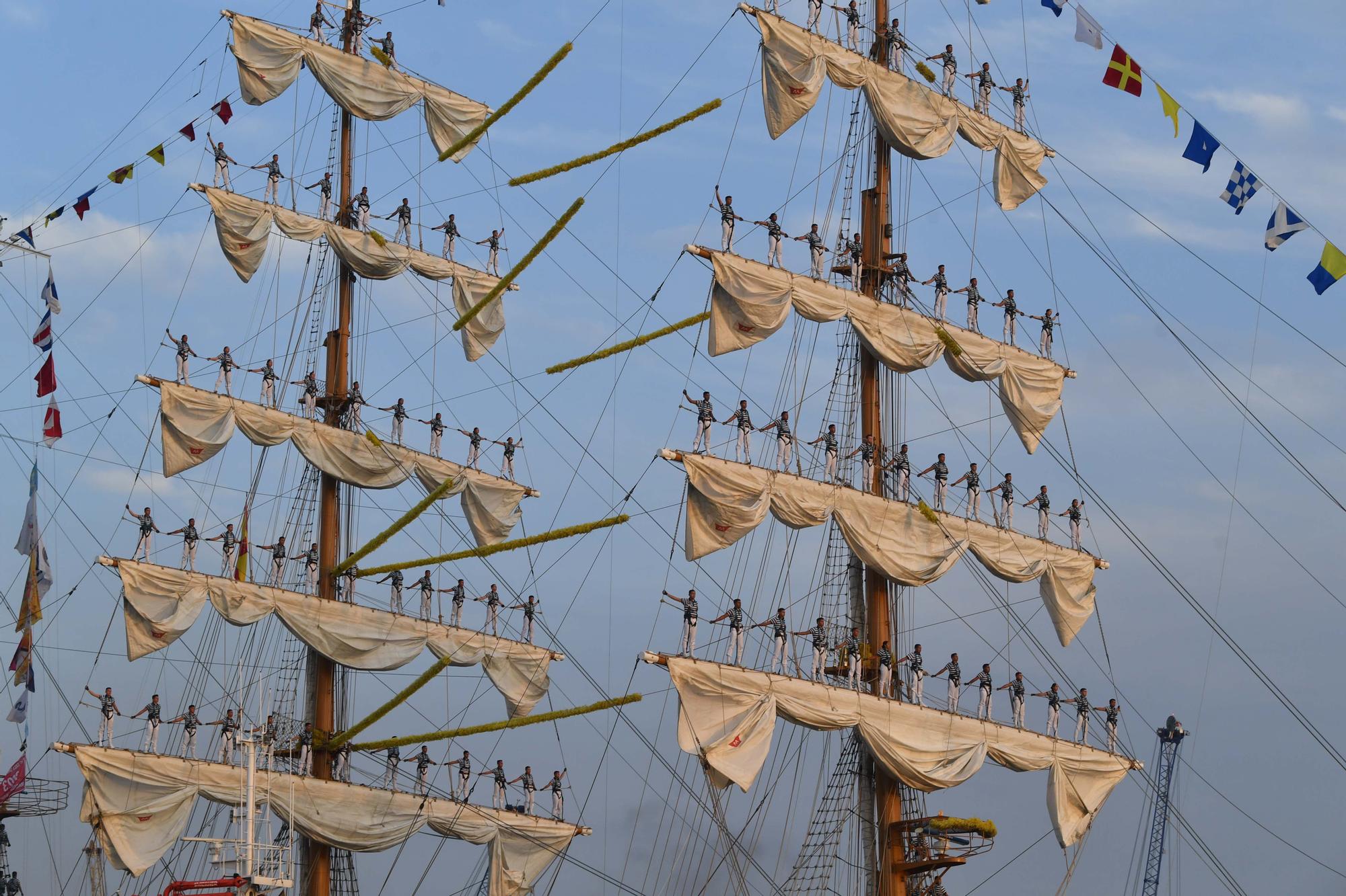 Comienzan a llegar los primeros veleros de la Tall Ships Races