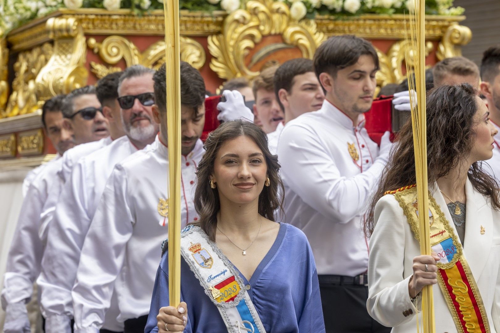 Bendición y procesión de Las Palmas en Torrevieja de Domingo de Ramos en la Semana Santa 2024