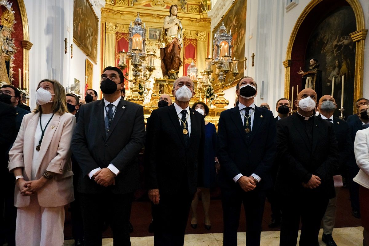 Domingo de Resurrección en la iglesia de San Julián, sede de la Agrupación de Cofradías