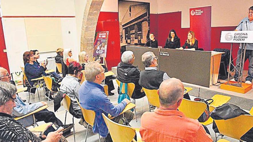 Acte central d&#039;En Comú Podem, celebrat a la Mercè.