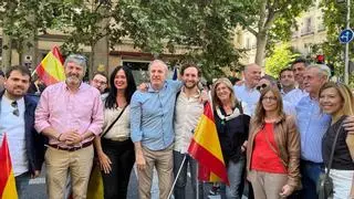 Azcón, en Madrid: "Estamos cansados de mentiras y de que el Gobierno de España promueva la desigualdad"