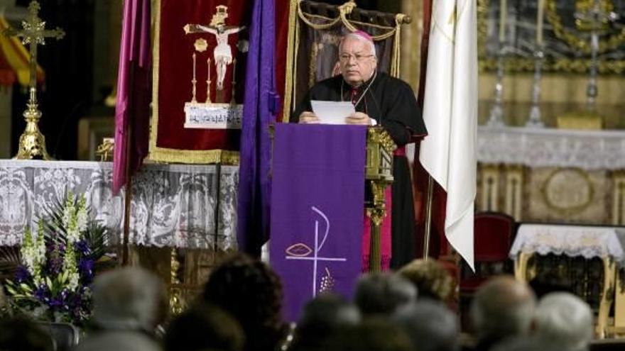 El abad de la Seu pronuncia el Pregón de Xàtiva