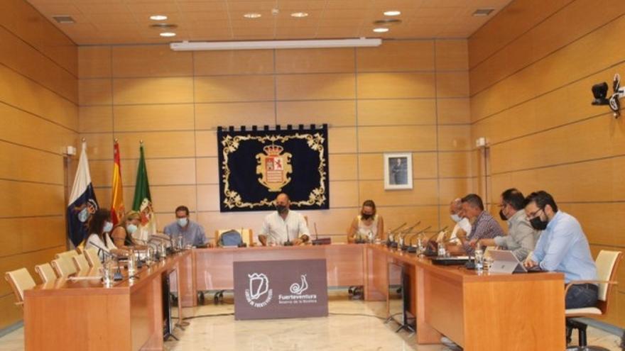 Reunión de la Junta General del Consorcio de Abastecimiento de Aguas de Fuerteventura el pasado jueves (CAAF).