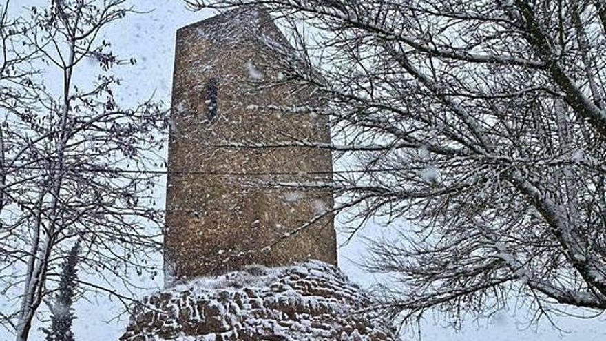 La Torre d&#039;Ardèvol nevada aquest cap de setmana