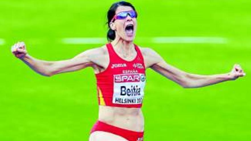 Ruth Beitia deslumbra al lograr el título en el salto de altura