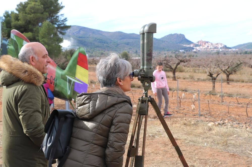 Inauguración del antiguo campo de aviación de Vilafamés