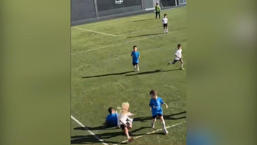 El hijo de Griezmann apunta maneras: ojo con la jugada del pequeño Amaro