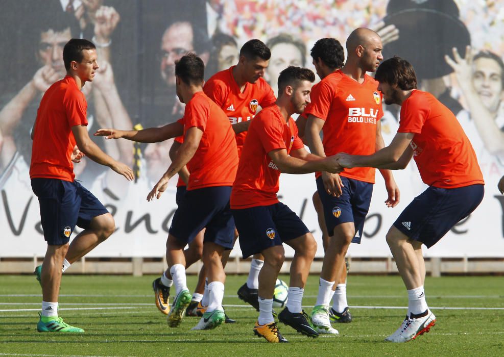 El primer entrenamiento de Neto