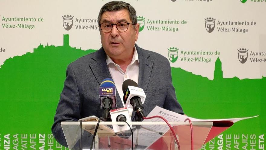 El alcalde de Vélez-Málaga, Antonio Moreno Ferrer