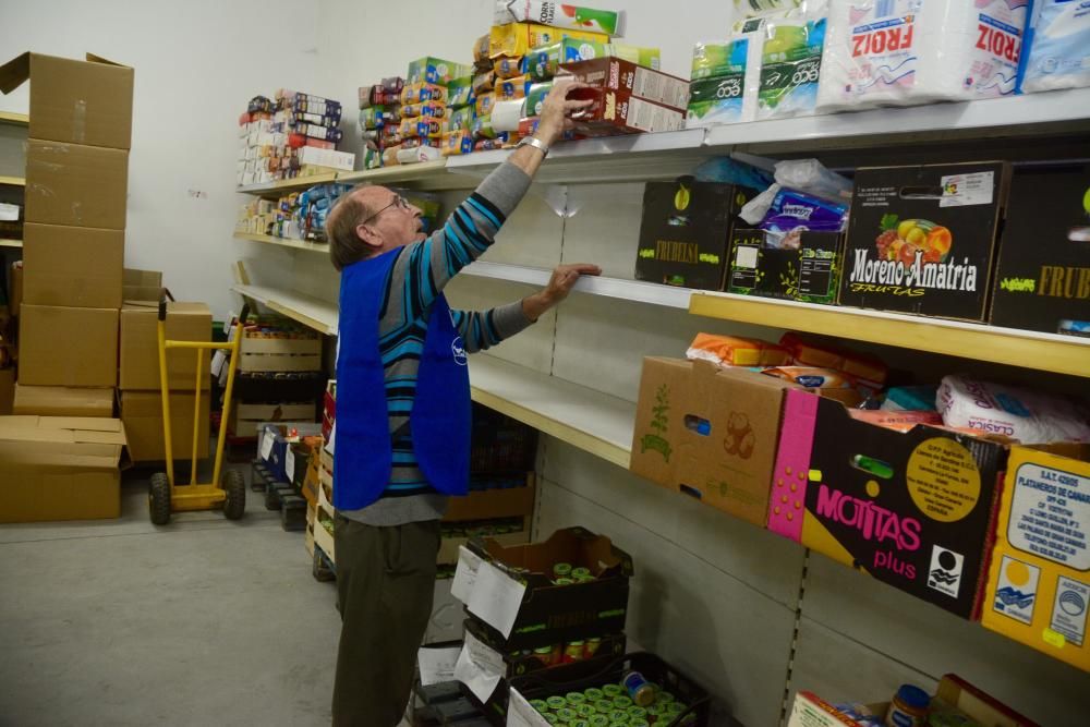 El Banco de Alimentos de Pontevedra, bajo mínimos