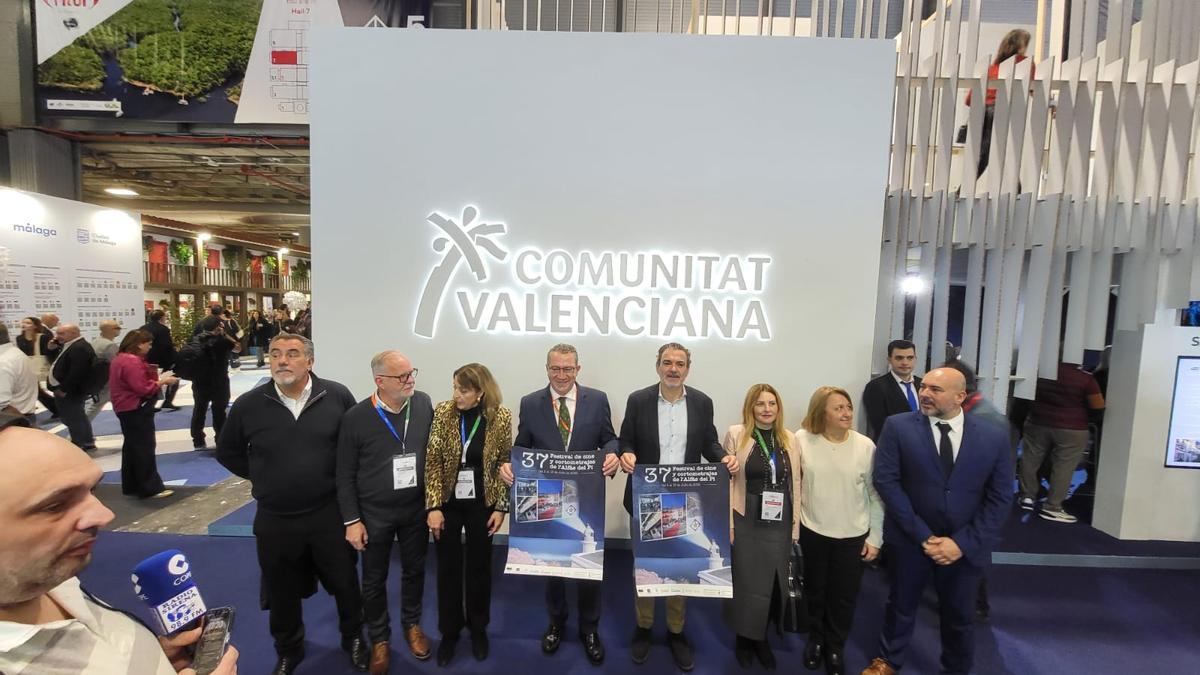 La presentación del cartel del Festival de Cine de l'Alfàs del Pi en Madrid.