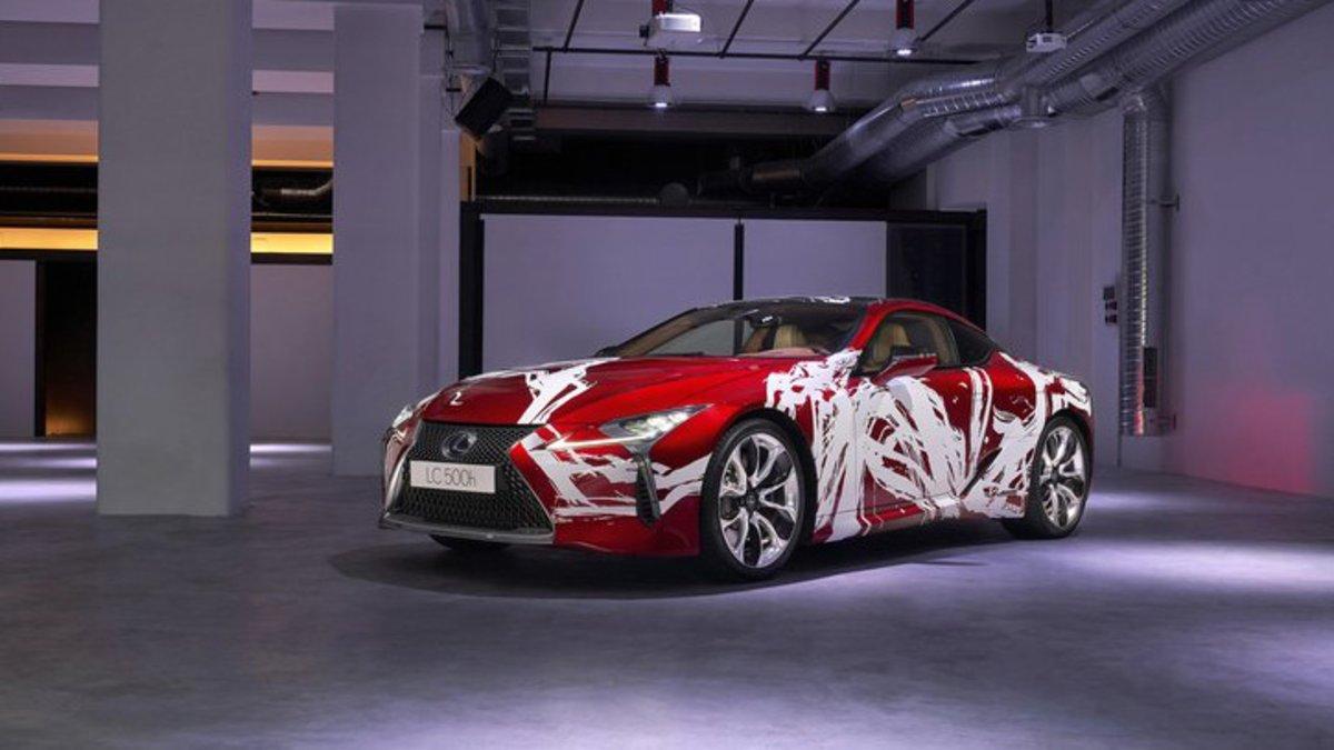 Lexus LC 500h con el diseño Art-Car 3, el ganador del concurso.