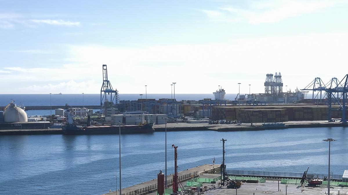 Obras en la terminal del Muelle de Cruceros de Las Palmas