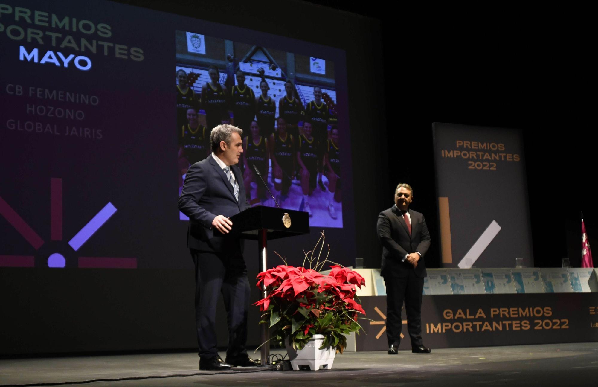 Gala de entrega de los Premios Importantes 2022 en Lorca