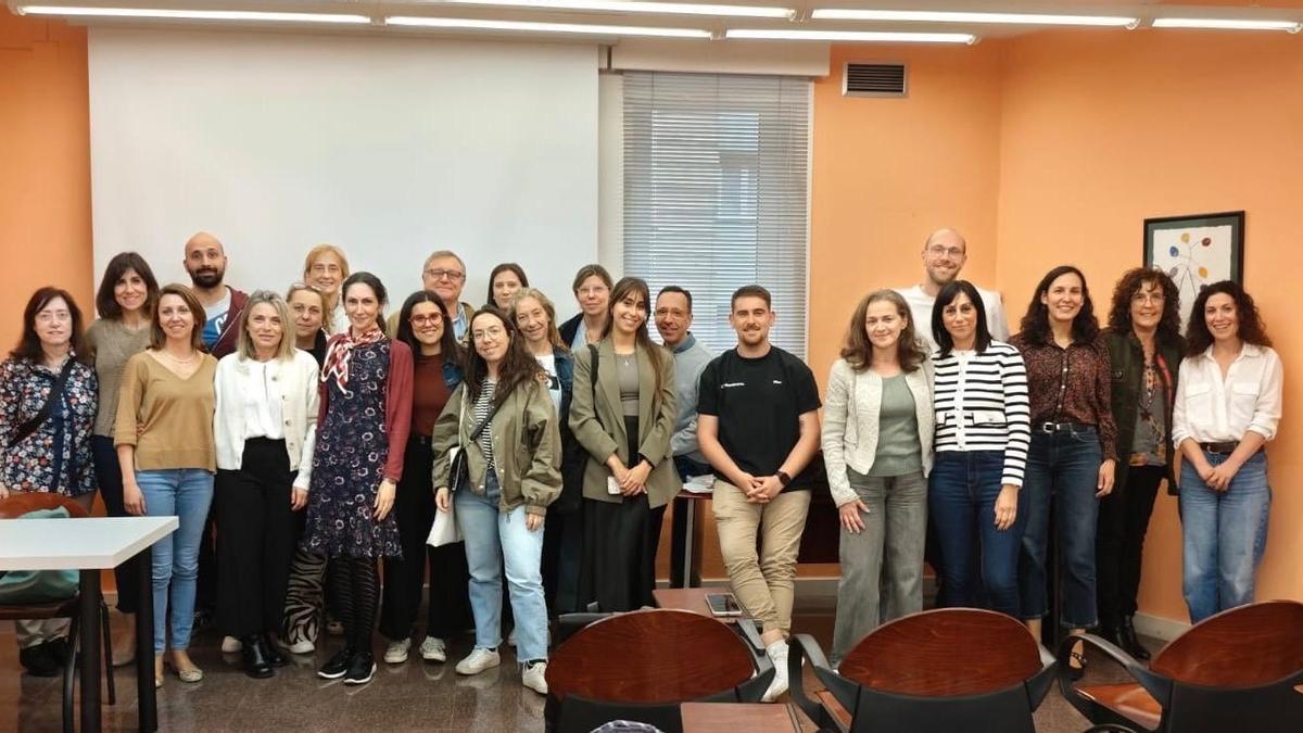 Los profesionales sanitarios participantes en la jornada de formación en la ruta asistencial de la insuficiencia cardíaca.