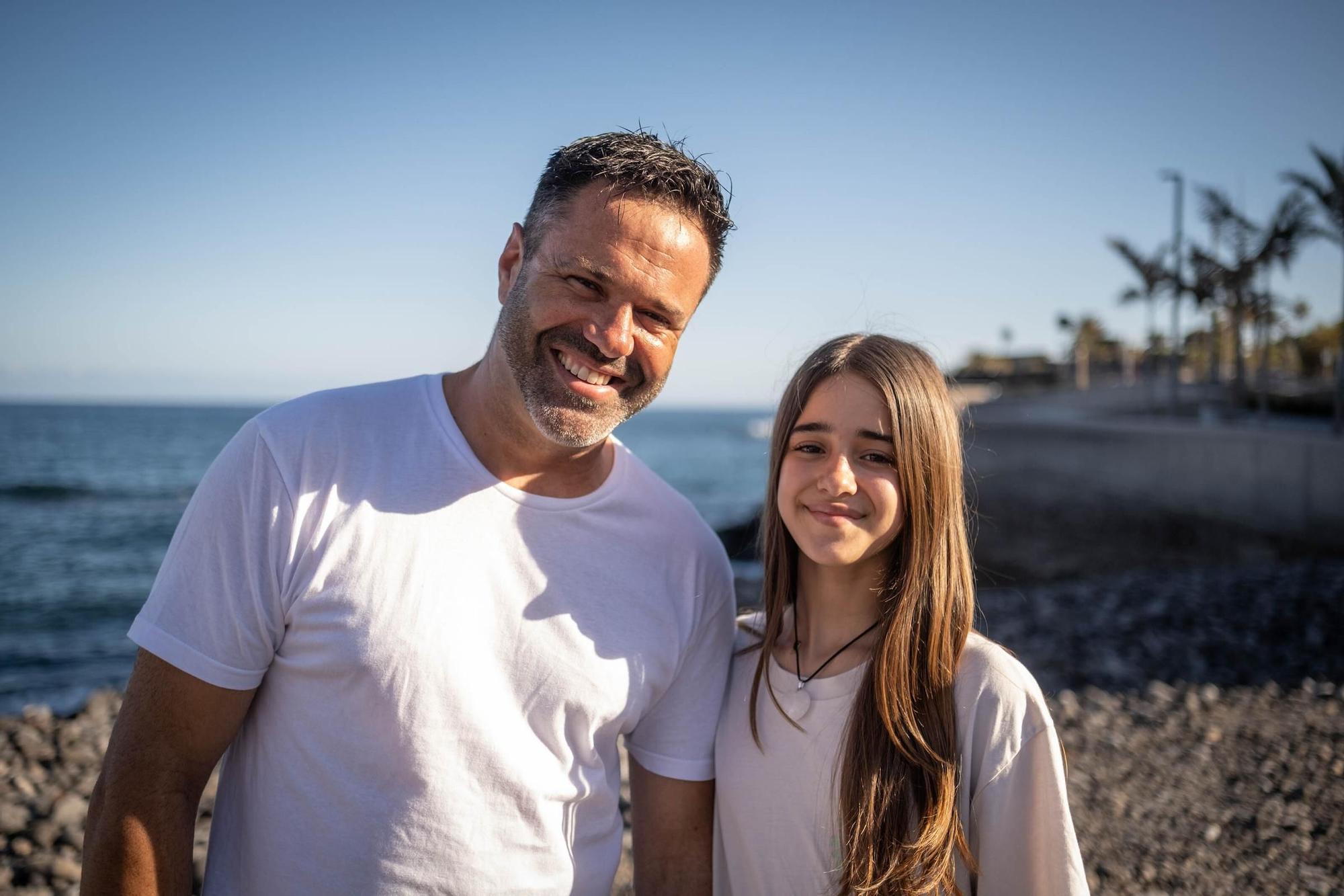 José Luis Conde y su hija Leire Conde