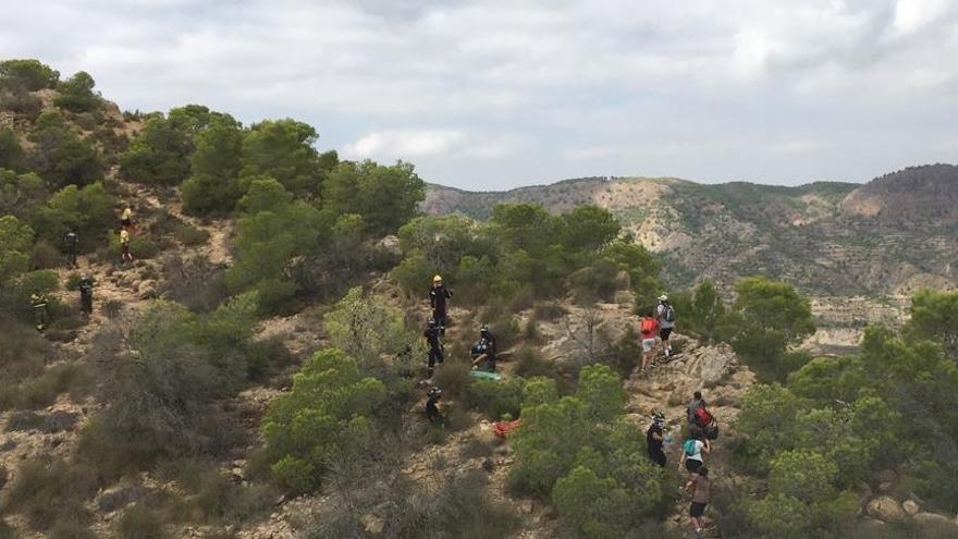 Dos senderistas rescatados en Cuevas de Zaén y El Garruchal