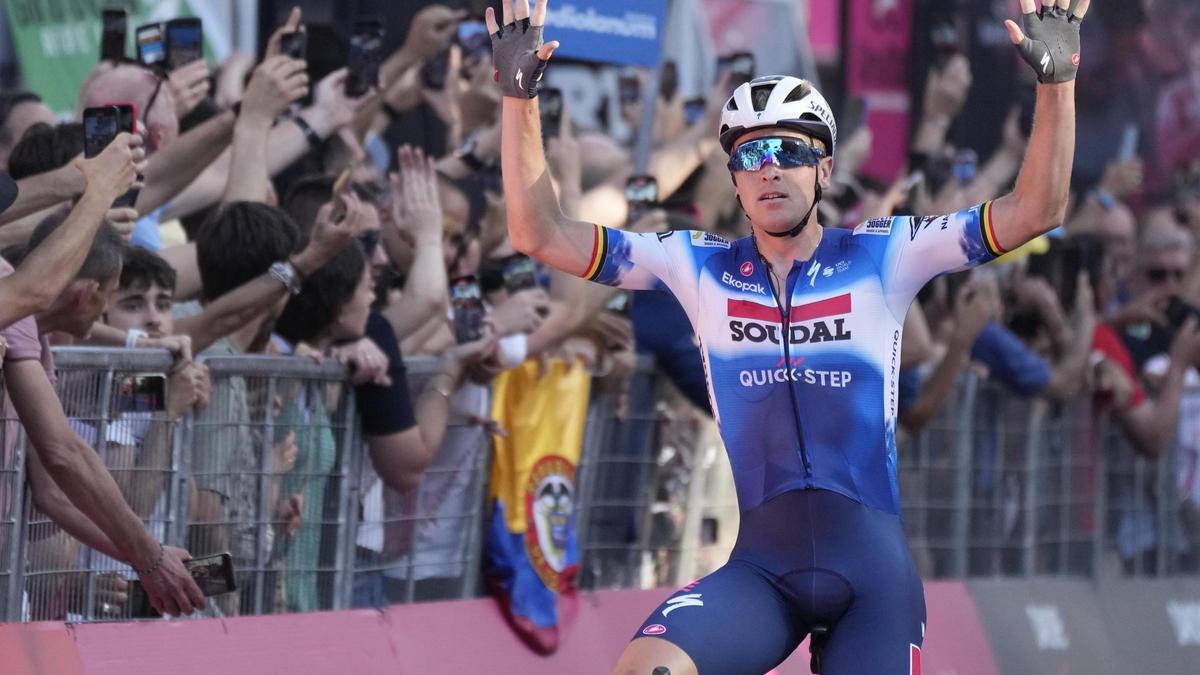 Así queda la clasificación general del Giro de Italia tras la tercera victoria de Tim Merlier