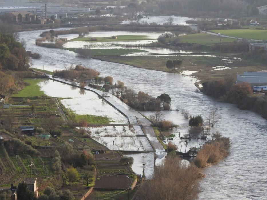 L'efecte del temporal a Sallent