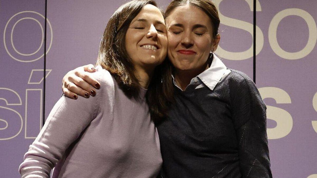 La foto de la discordia de Ione Belarra junto a Irene Montero