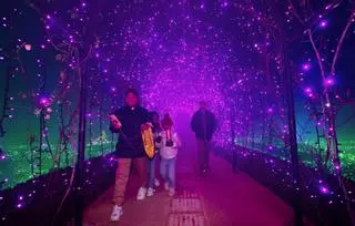 En imágenes | El espectáculo 'Boreal' se estrena en el Parque José Antonio Labordeta