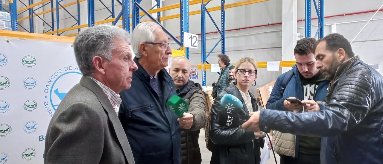 Rafael Revuelto y Juan José Cas han presentado este lunes la Gran Recogida de Alimentos, que será este viernes y sábado.