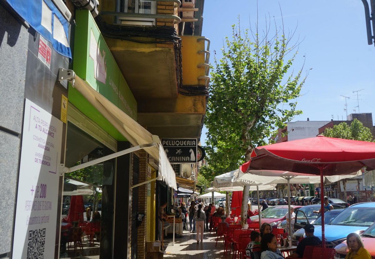 Avenida de Ricardo Carapeto, en San Roque, en Badajoz.