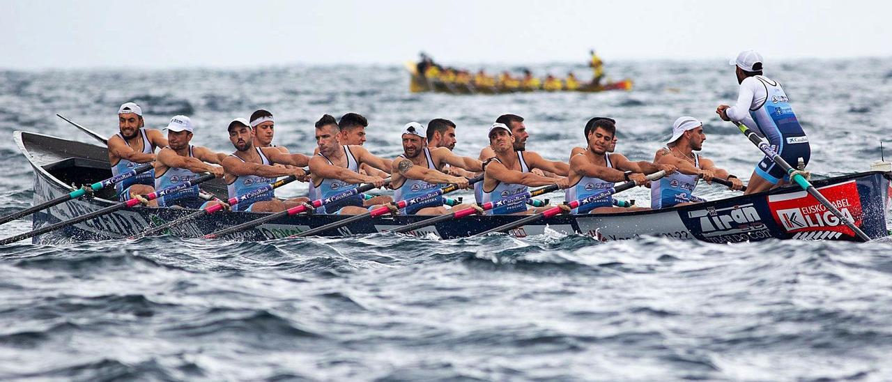 La Mar do Con sufrió ayer en el mar de Lekeitio y acabó en última posición.