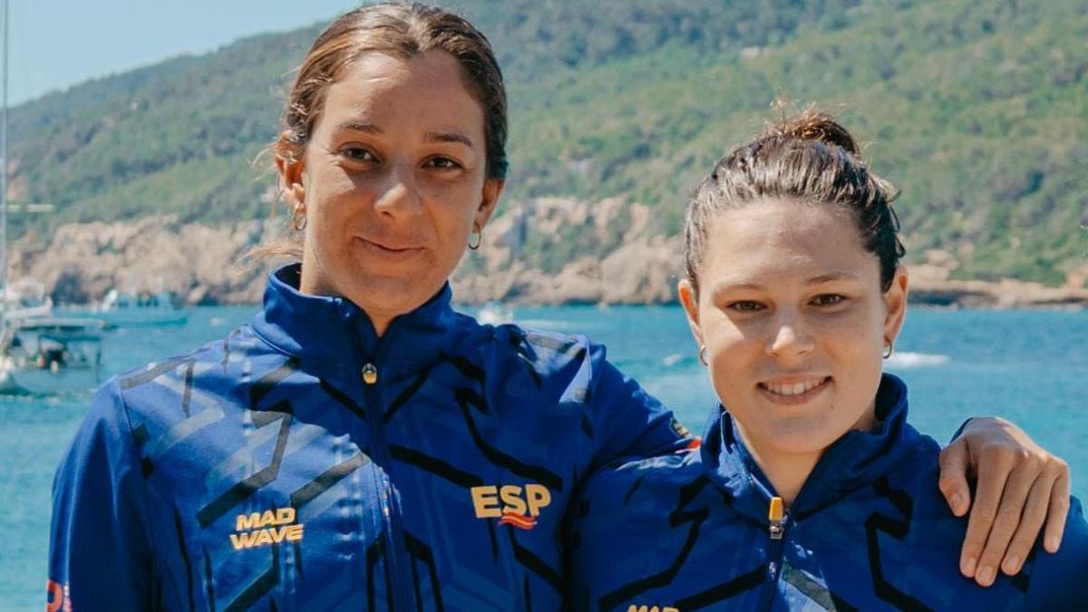 De Valdés y Ángela Martínez rozan el podio en los 10k de aguas abiertas
