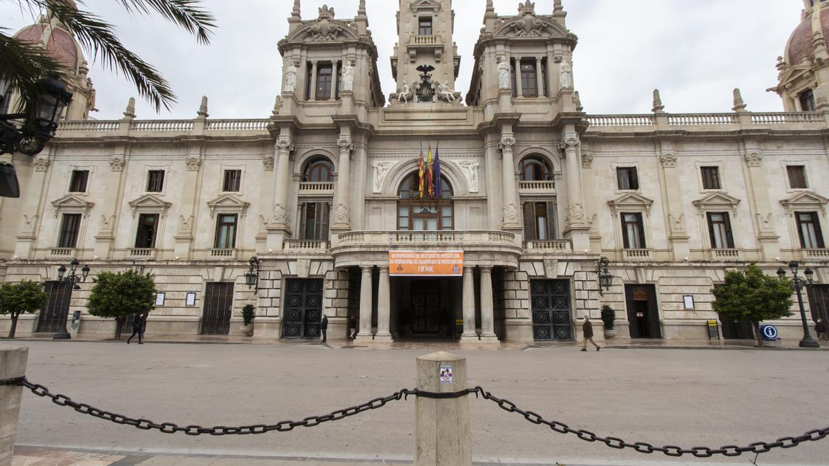 Edificio consistorial del Ayuntamiento de València.