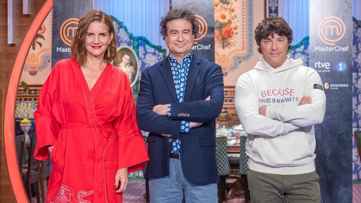 Pepe Rodríguez, Jordi Cruz y Samantha Vallejo-Nágera en &#039;Masterchef 12&#039;