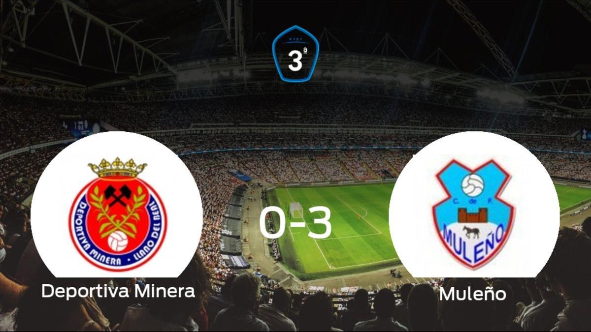 Tres puntos para el casillero del Muleño tras golear a la Deportiva Minera (0-3)