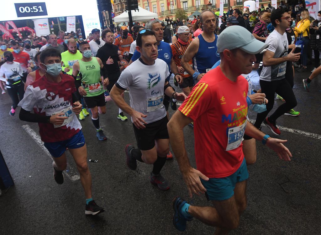 Así fue la salida de la maratón y la media maratón de Murcia (II)