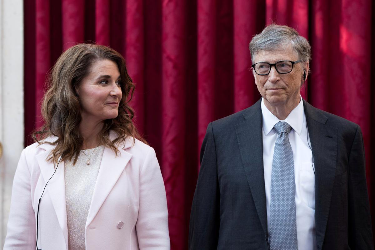Melinda Gates y Bill Gates.