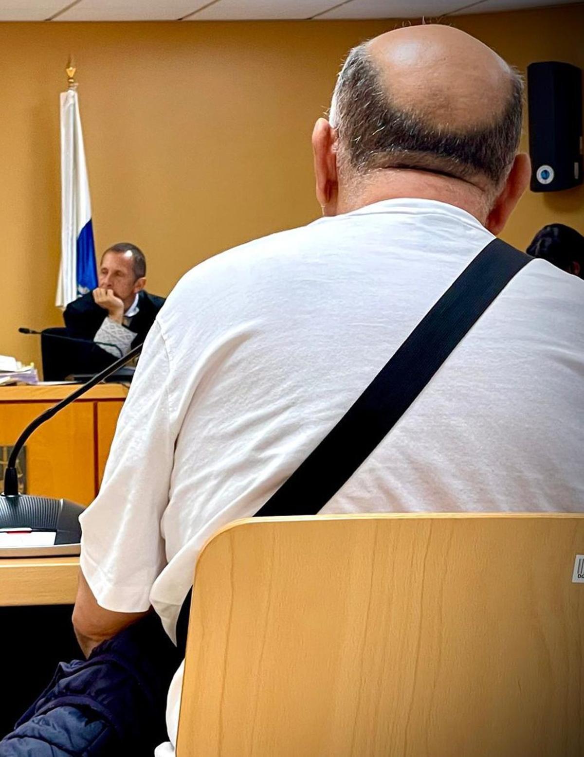 El jefe de sala del restaurante, durante su declaración en el juicio.