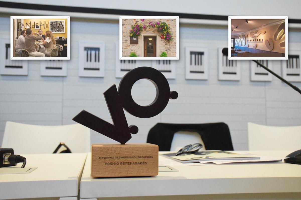 Restaurantes que ofrecen menús especiales por el Festival de Cine Español de Cáceres.