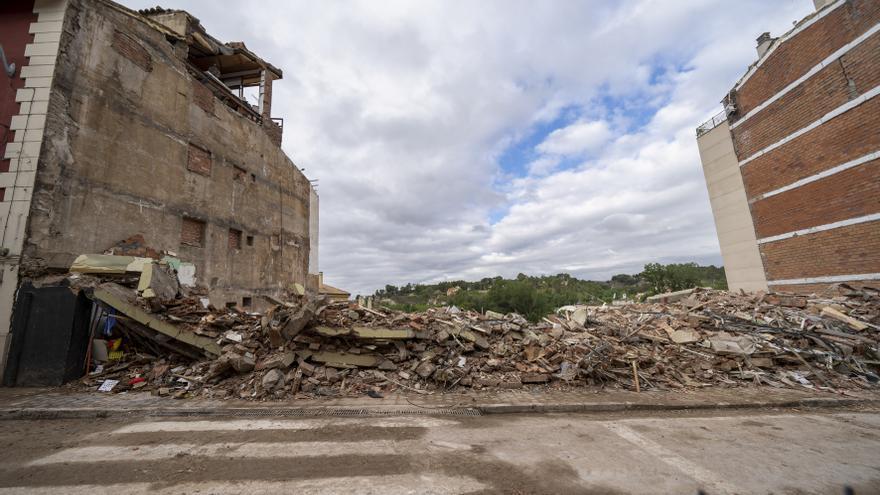 Los vecinos del número 56 de la calle San Francisco de Teruel ya pueden volver a casa