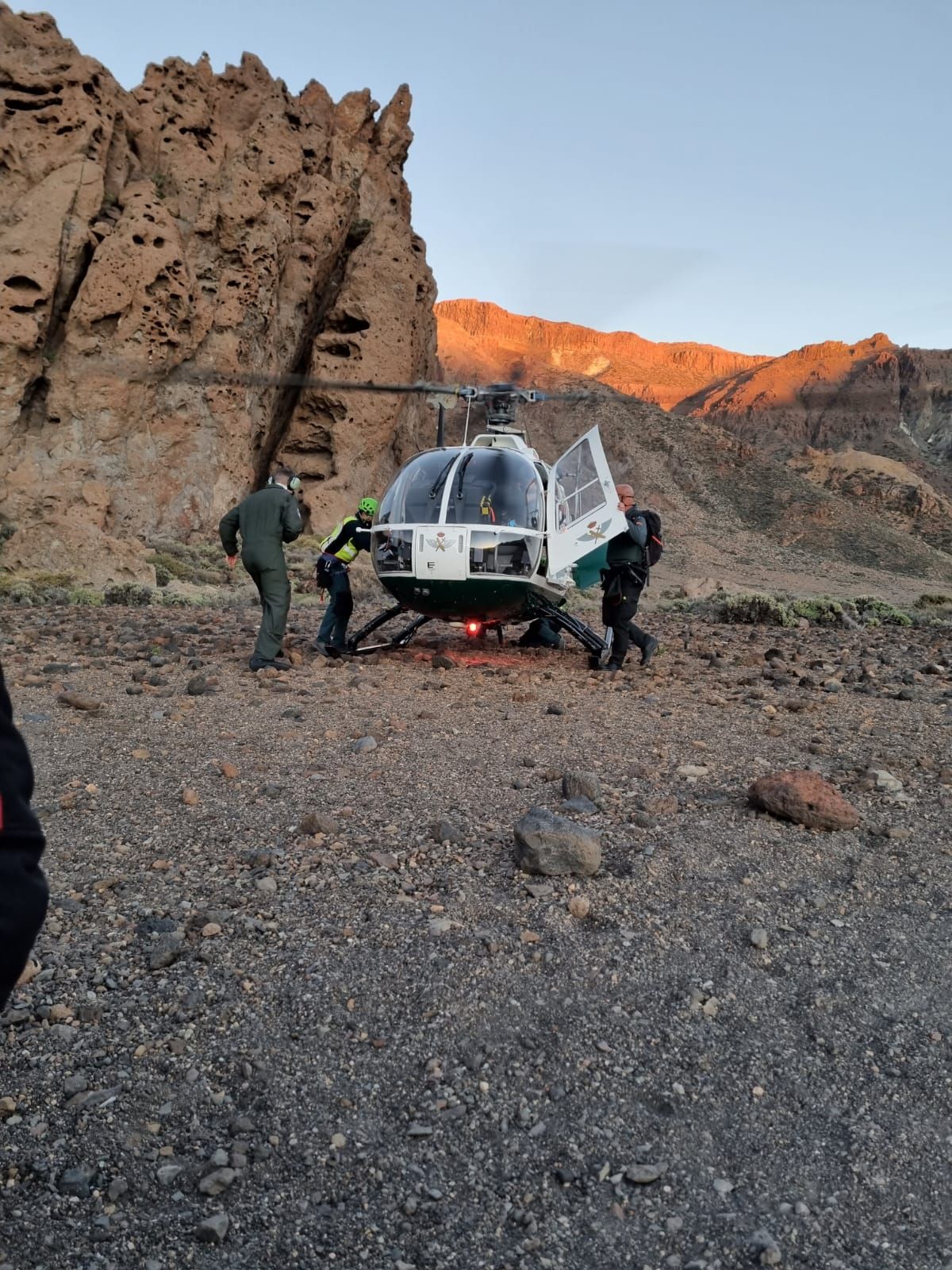 Mueren dos personas en una zona de escalada del Parque Nacional del Teide