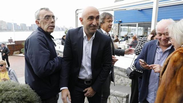 Abelardo, en una imagen reciente en un acto de los veteranos del Sporting.