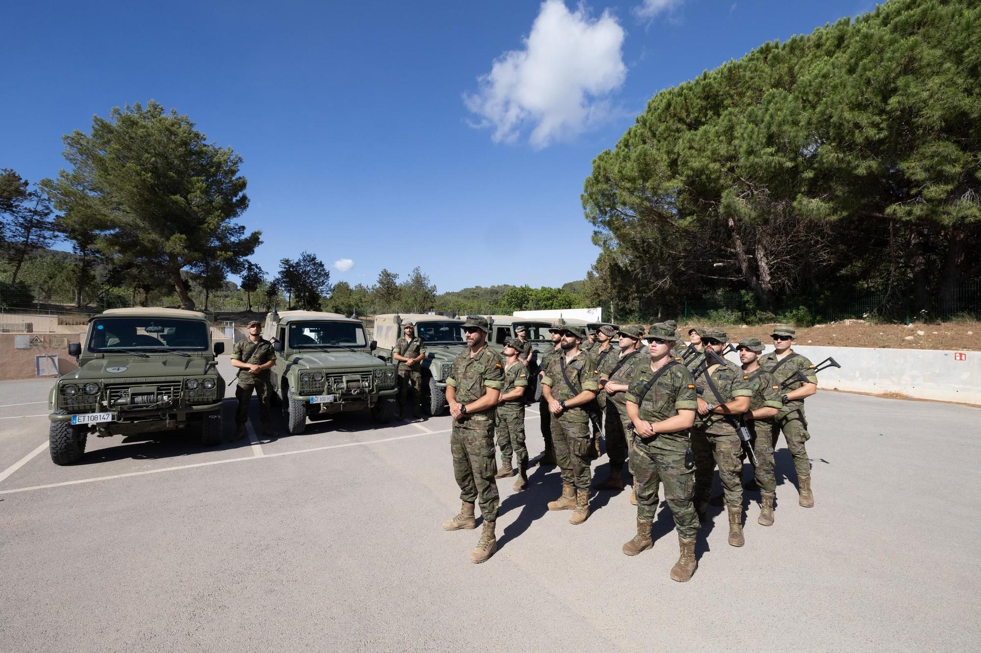 Las imágenes del ejército de Tierra en Sant Josep